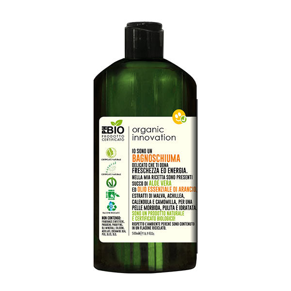 PH BIO ORGANIC INNOVATION BAGNOSCHIUMA ARANCIO 500 ML - Tre Pi Profumerie