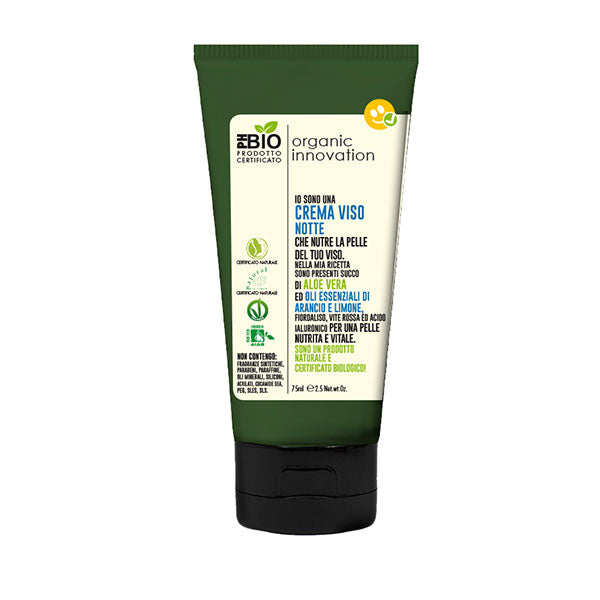 PH BIO ORGANIC INNOVATION CREMA VISO NOTTE ALOE 75 ML - Tre Pi Profumerie
