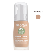DEBORAH FONDOTINTA FORMULA PURA 02 BEIGE - Tre Pi Profumerie