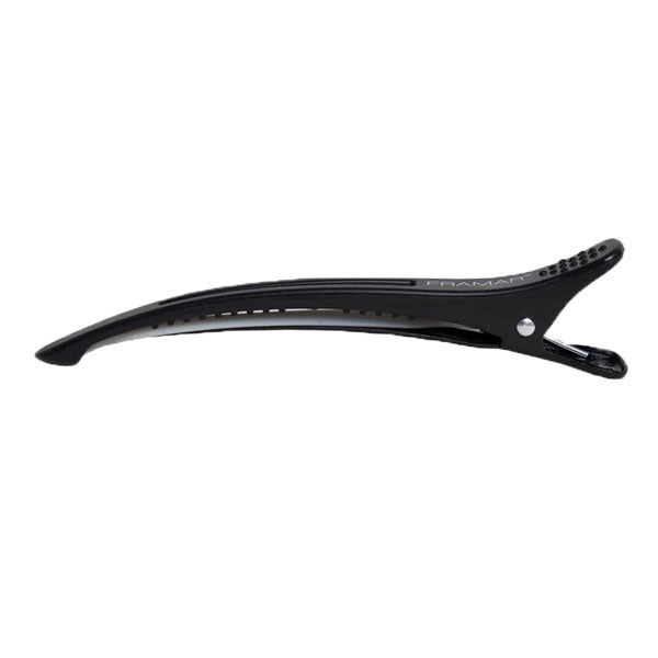 FRAMAR SECTIONING HAIR CLIPS BLACK 4 PEZZI - Tre Pi Profumerie
