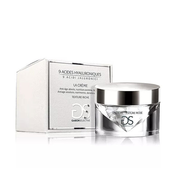 GABOR 9 ACIDES HYALURONIQUES LA CREME TEXTURE RICHE 50 ML - Tre Pi Profumerie