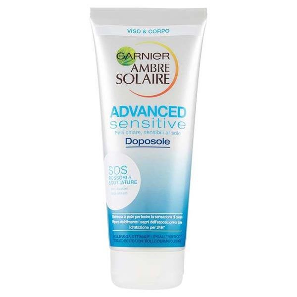 GARNIER AMBRE SOLAIRE CREMA DOCCIA SCHIUMAOLE SENSIT 200 ML - Tre Pi Profumerie