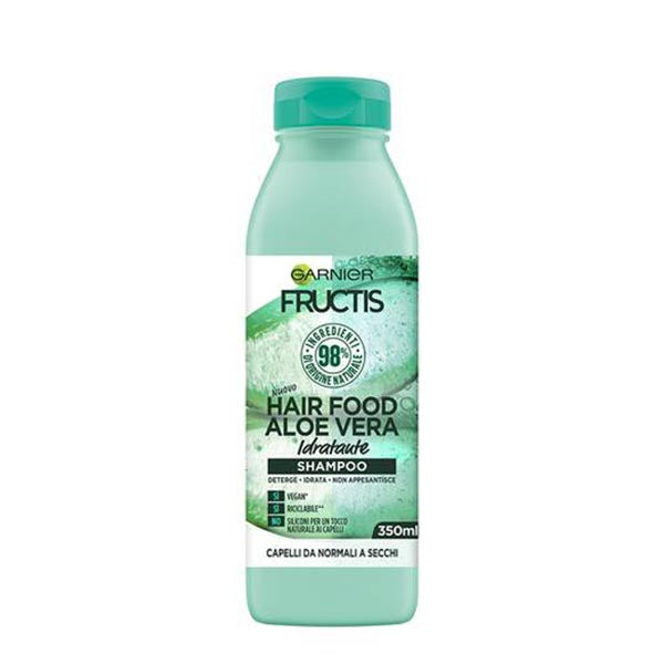 GARNIER FRUCTIS SHAMPOOHAIR FOOD ALOE VERA IDRATANTE 350 ML - Tre Pi Profumerie