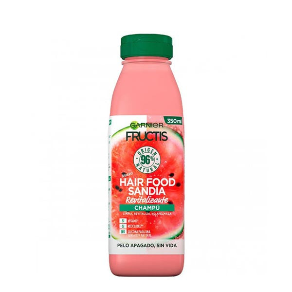 GARNIER FRUCTIS SHAMPOOHAIR FOOD ANGURIA RIVITALIZZANTE 350 ML - Tre Pi Profumerie