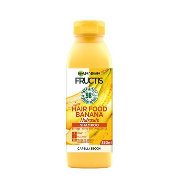 GARNIER FRUCTIS SHAMPOOHAIR FOOD BANANA NUTRIENTE 350 ML - Tre Pi Profumerie