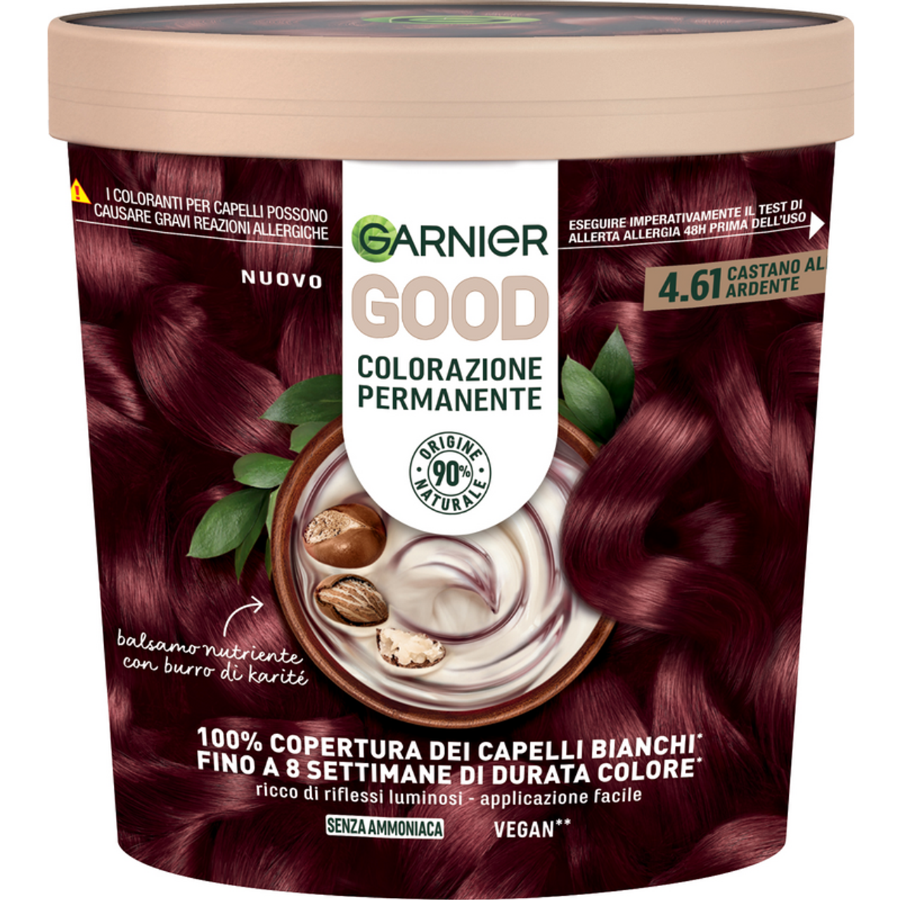 GARNIER GOOD COLORAZIONE PERMANENTE CASTANO ALBA ARDENTE 4.61