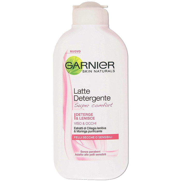 GARNIER LATTE DETERGENTE SUPER COMFORT PELLI SECCHE 200 ML - Tre Pi Profumerie