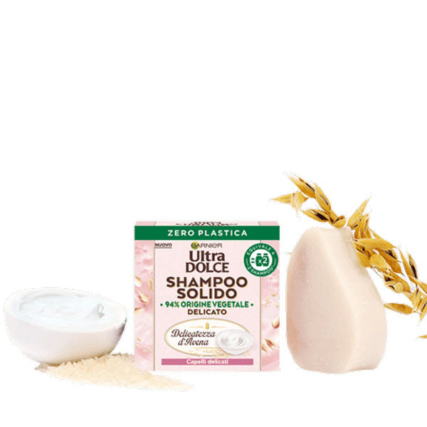 GARNIER ULTRA DOLCE SHAMPOO SOLIDO DELIC D AVENA CAP NORMALI 60G - Tre Pi Profumerie