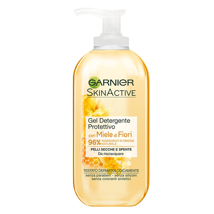 GARNIER SKIN ACTIVE GELDETERGENTE RIVITALIZZANTE MIELE 200 ML - Tre Pi Profumerie