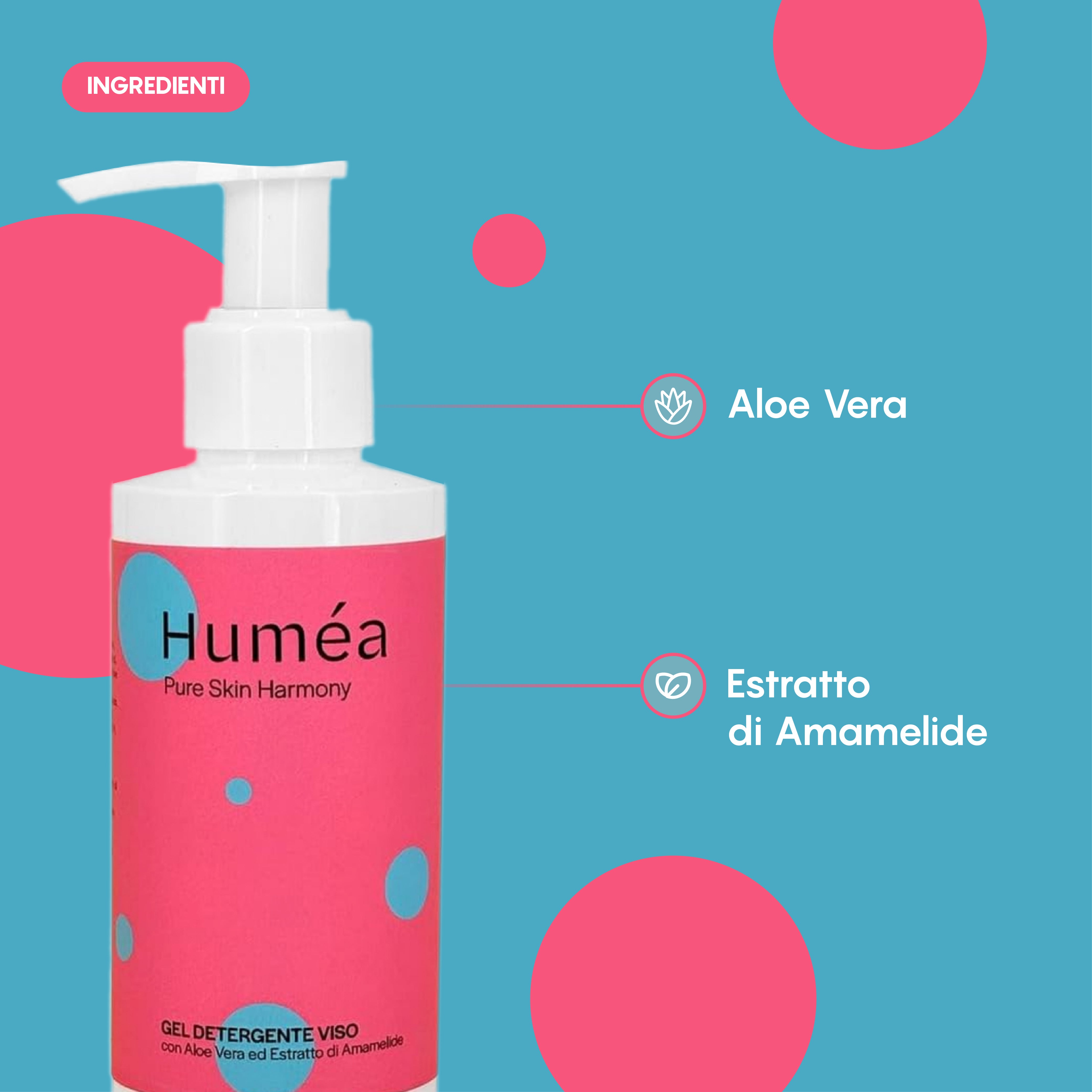 HUMEA GEL DETERGENTE VISO 150 ML