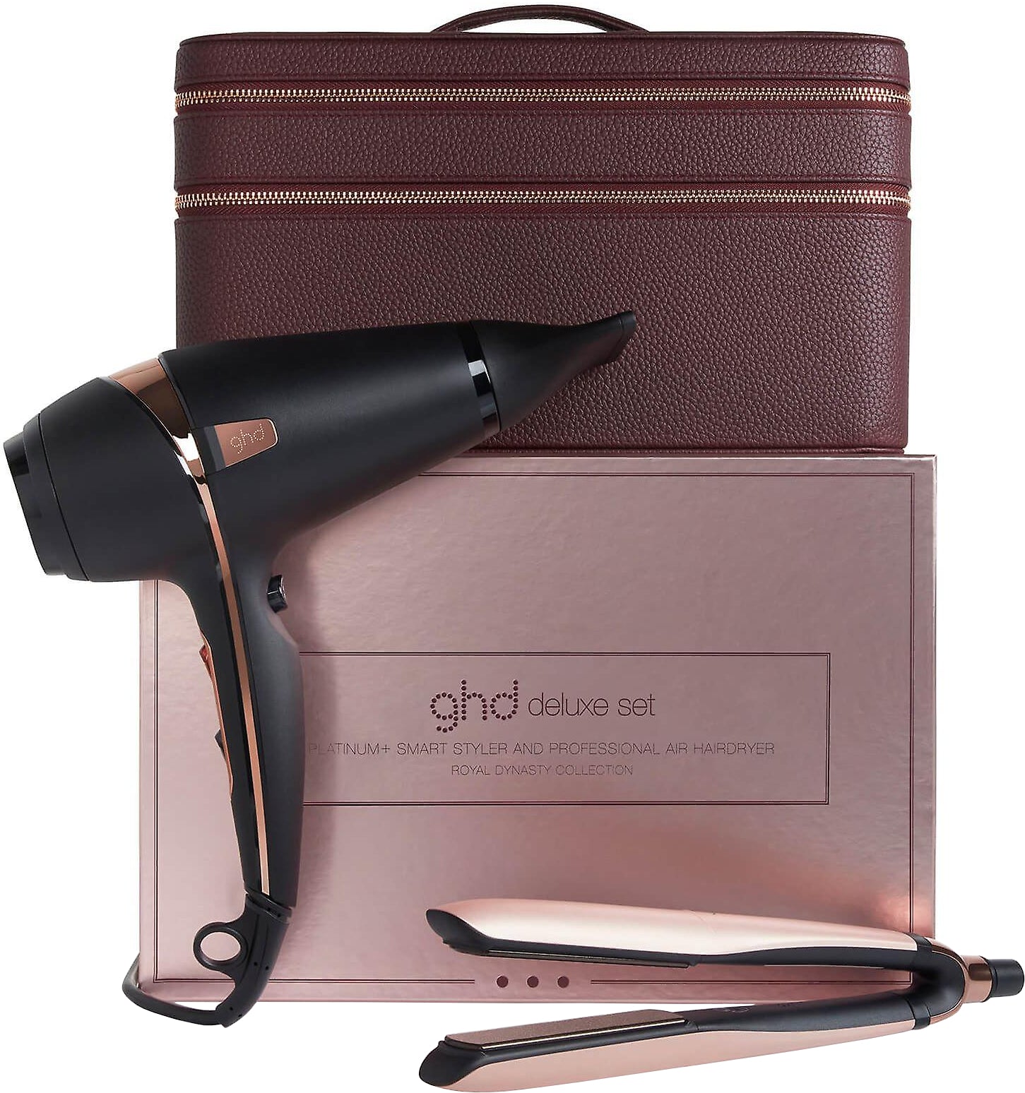GHD PIASTRA PLATINUM + PROFESSIONAL DELUXE SET ROYAL DINASTY - Tre Pi Profumerie