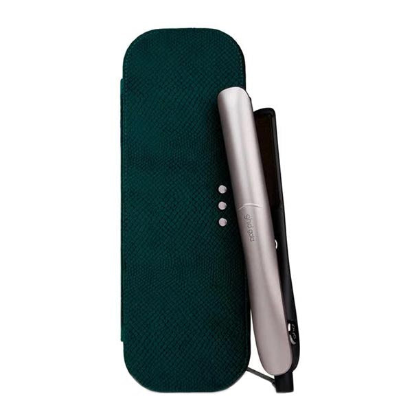 GHD PIASTRA GOLD + EMERALD GREEN VANIY CASE - Tre Pi Profumerie
