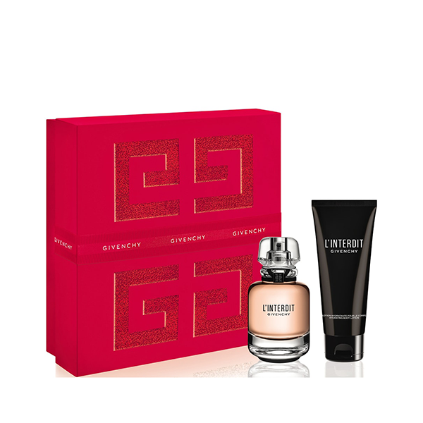 GIVENCHY L'INTERDIT COFANETTO EDP 50 ML + BODY LOTION 75 ML - Tre Pi Profumerie