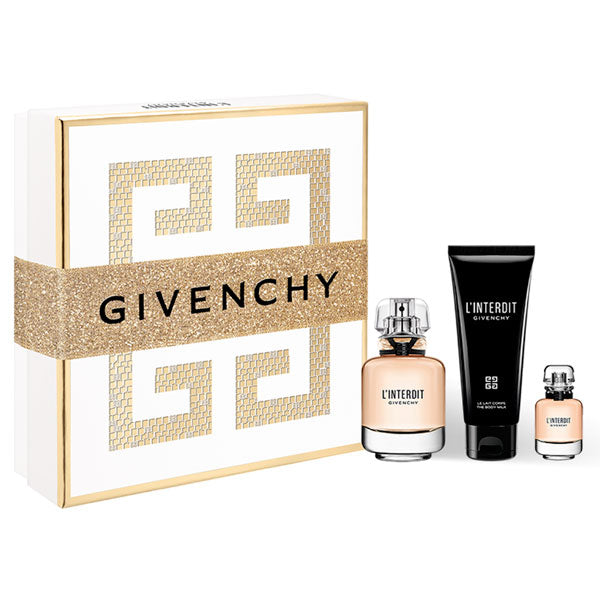 GIVENCHY L'INTERDIT COFANETTO EDP 50 ML + EDP 10 ML + BODY MILK - Tre Pi Profumerie