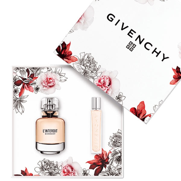 GIVENCHY L'INTERDIT COFANETTO EDP 50 ML + TRAVEL SPRAY 12,5 ML - Tre Pi Profumerie