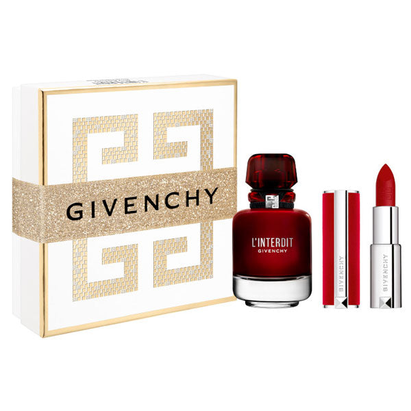 GIVENCHY L'INTERDIT COFANETTO EDP ROUGE 50 ML + ROSSETTO - Tre Pi Profumerie