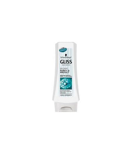 SCHWARZKOPF GLISS BALSAMO PURIFY&PROTECT 200 ML - Tre Pi Profumerie