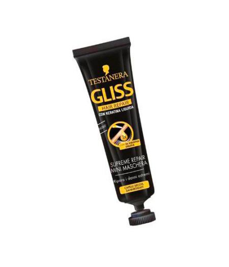 SCHWARZKOPF GLISS MASCHERA SUPREME REPAIR 20 ML - Tre Pi Profumerie