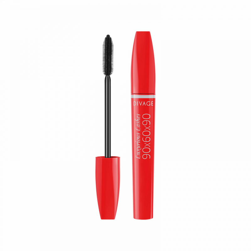 DIVAGE MASCARA 90X60X90LUXURIOUS LASHES BLACK 01 - Tre Pi Profumerie