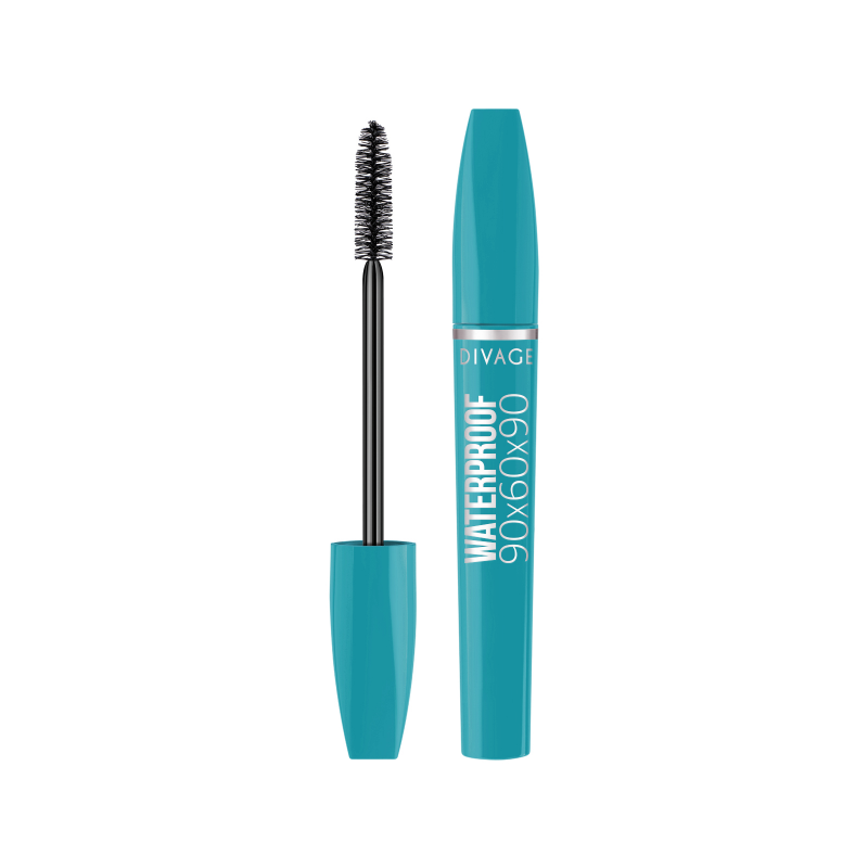 DIVAGE MASCARA WATERPROOF 90X60X90 BLACK 01 - Tre Pi Profumerie
