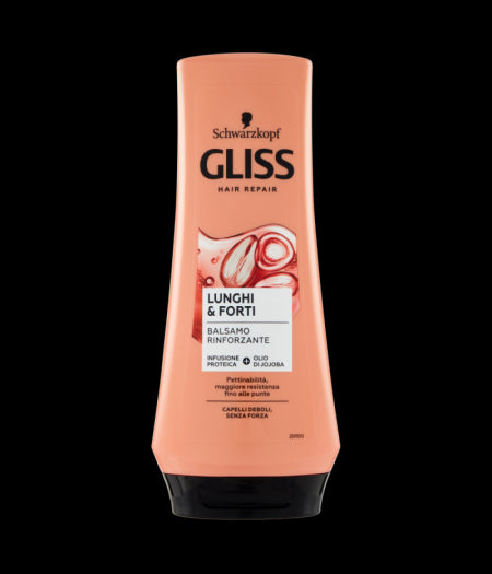 SCHWARZKOPF GLISS BALSAMO LUNGHI & FORTI 200 ML - Tre Pi Profumerie