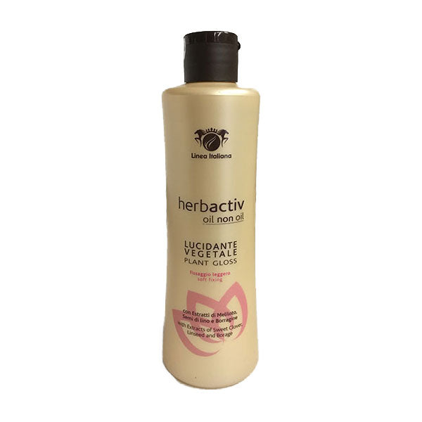 HERBACTIV OIL NON OIL LUCIDANTE VEGETALE FISSAGGIO LEGGER 250 ML - Tre Pi Profumerie