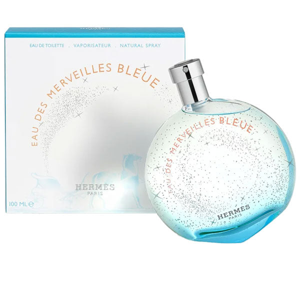 HERMES EAU DES MERVEILLES BLEUE EAU DE TOILETTE 100 ML - Tre Pi Profumerie