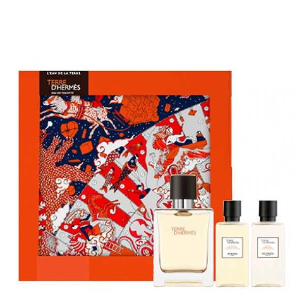 HERMES TERRE COFANETTO EDT - SHOWER GEL - AFTER SHAVE - Tre Pi Profumerie