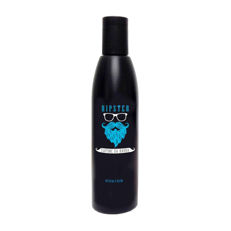 HIPSTERIA SAPONE DA BARBA DETERGE E LUCIDA 250 ML - Tre Pi Profumerie