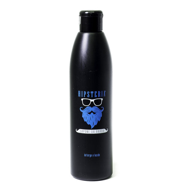 HIPSTERIA SAPONE DA BARBA DETERGE E LUCIDA 125 ML - Tre Pi Profumerie