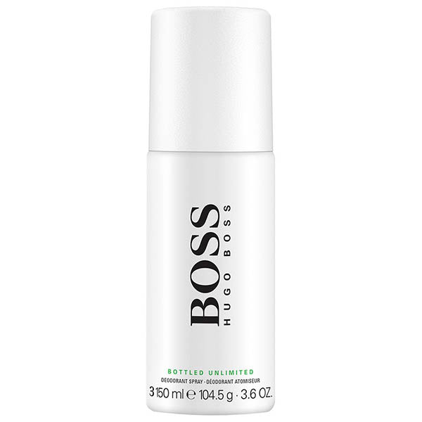 HUGO BOSS BOTTLED UNLIMITED DEODORANTE VAPO 150 ML - Tre Pi Profumerie