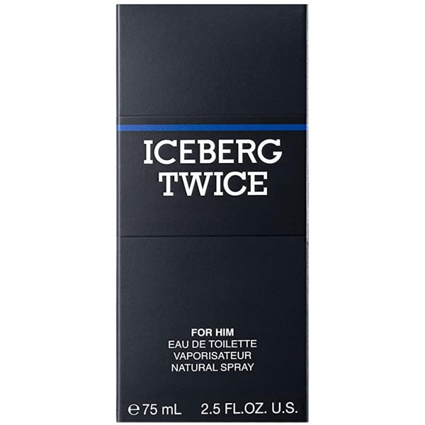 ICEBERG TWICE FOR HIM EAU DE TOILETTE 75 ML - Tre Pi Profumerie