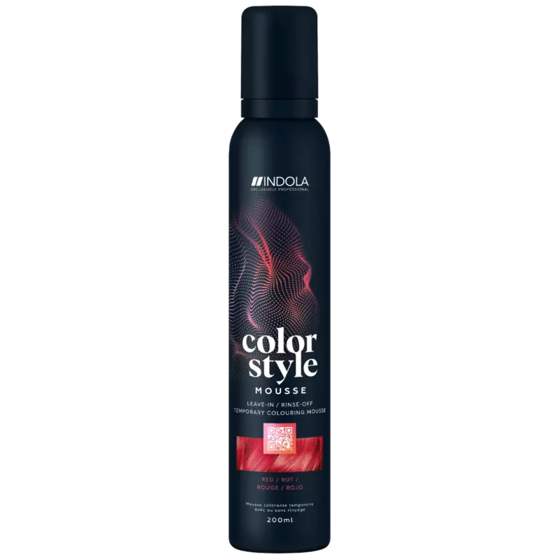 INDOLA COLOR STYLE MOUSSE ROSSO 200 ML