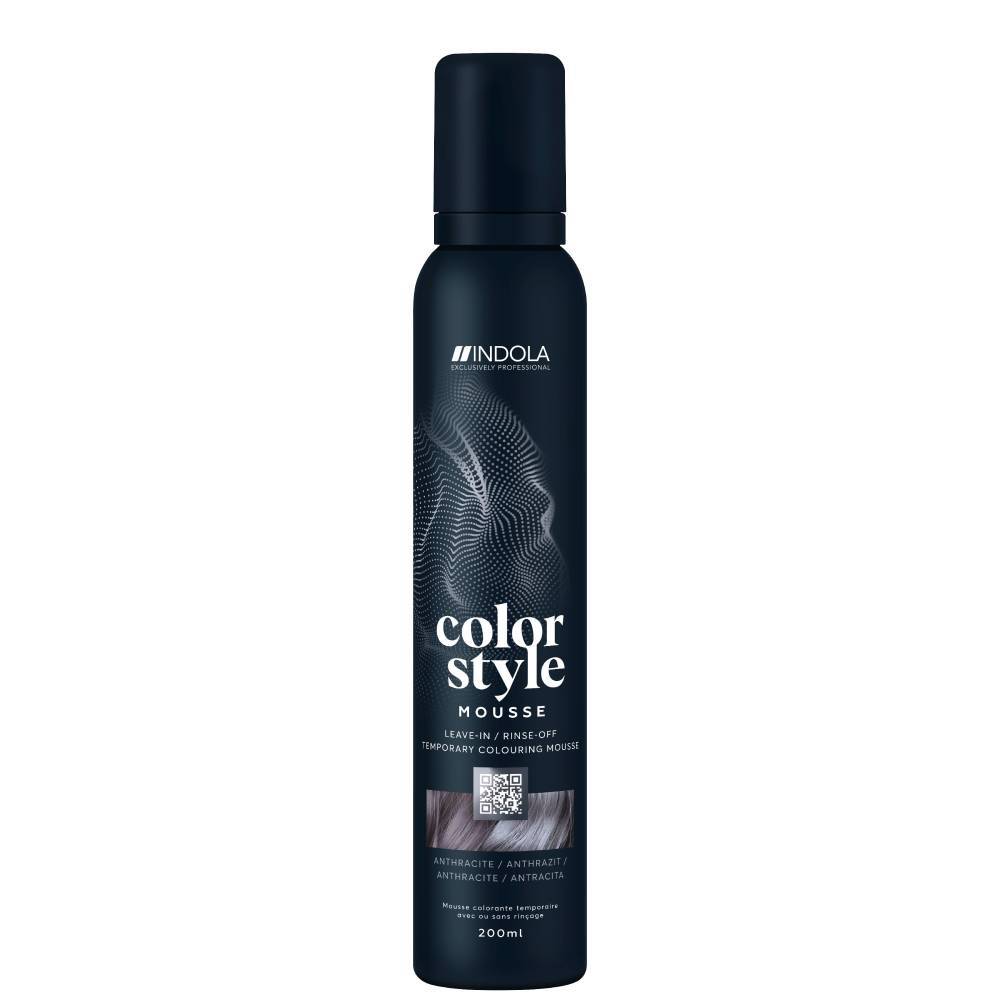 INDOLA COLOR STYLE MOUSSE ANTRACITE 200 ML