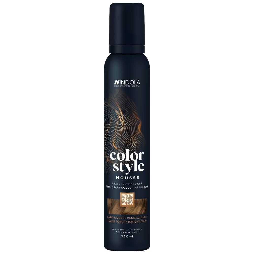 INDOLA COLOR STYLE MOUSSE LIGHT BROWN 200 ML