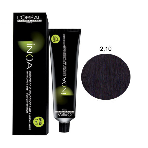 L'OREAL PROFESSIONNEL INOA BRUNO CENERE INTENSO 2,10 - Tre Pi Profumerie
