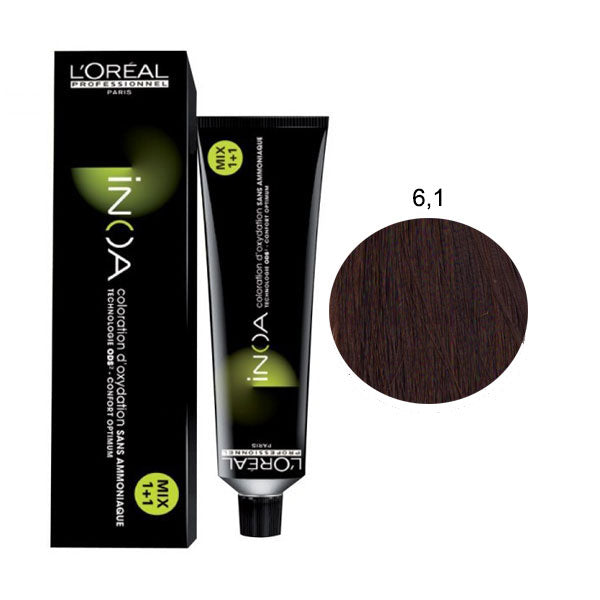 L'OREAL PROFESSIONNEL INOA BIONDO SCURO CENERE 6,1 - Tre Pi Profumerie