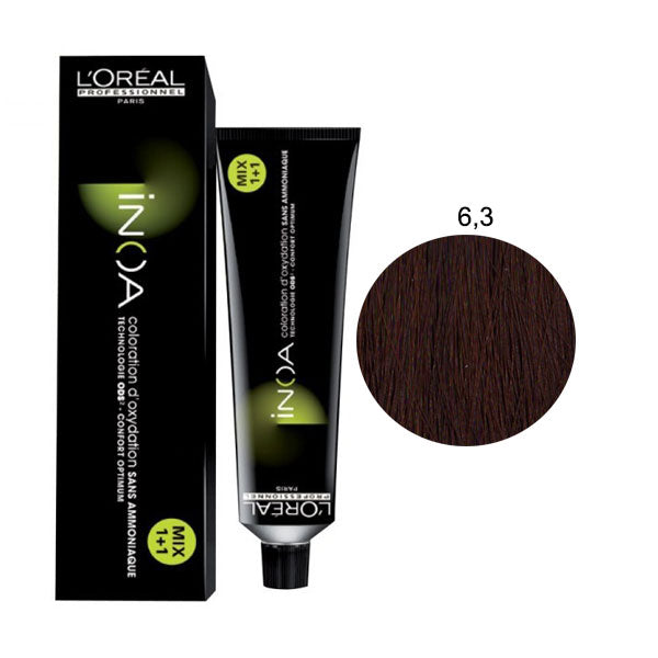 L'OREAL PROFESSIONNEL INOA BIONDO SCURO DORATO 6,3 - Tre Pi Profumerie