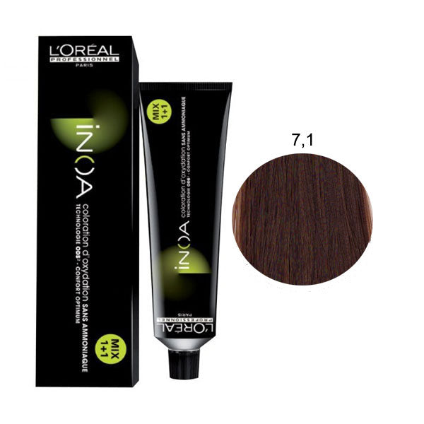 L'OREAL PROFESSIONNEL INOA BIONDO CENERE 7,1 - Tre Pi Profumerie