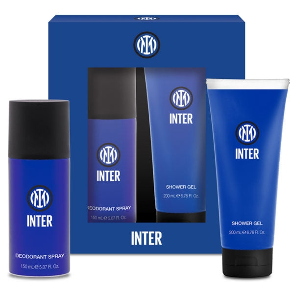 INTER COFANETTO REGALO DEODORANTE 150 ML + SHOWER GEL 200 ML - Tre Pi Profumerie