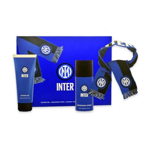 INTER COFANETTO DEO 150ML + SHOWER GEL 200 ML + SCIARPA - Tre Pi Profumerie