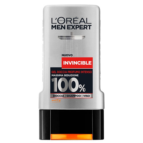 L'OREAL MEN EXPERT GEL DOCCIA INVINCIBLE 300 ML - Tre Pi Profumerie