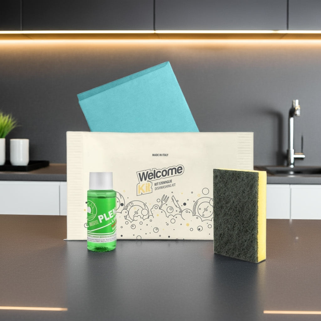 Flexi Amenities Mini kit stoviglie per pulizia piatti cucina