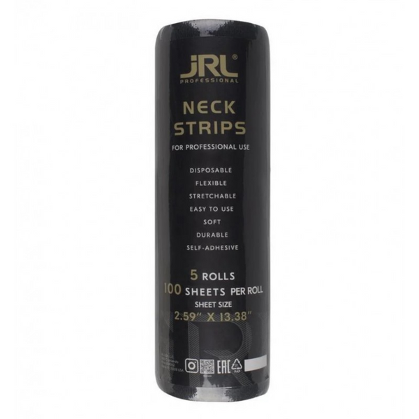 JRL CARTA COLLO NERA 5 ROTOLI DA 100 STRAPPI