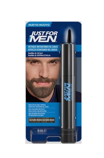 JUST FOR MEN MASCARA PER BARBA E SOPRACCIGLIA CASTANO MEDIO