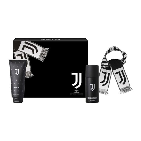 JUVENTUS COFANETTO DEO 150 ML + SHOWER GEL 200 ML + SCIARPA - Tre Pi Profumerie