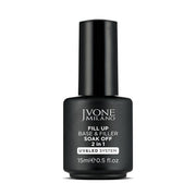 JVONE MILANO FILL UP BASE & FILLER SOAK OFF 2 IN 1 COVER 15 ML - Tre Pi Profumerie