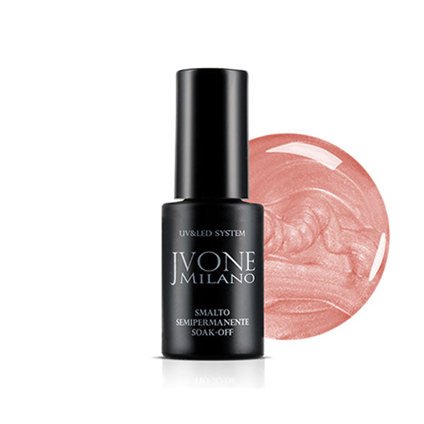JVONE MILANO SOAK OFF SEMIPERMANENTE BRONZO GLITTER 3046 - Tre Pi Profumerie