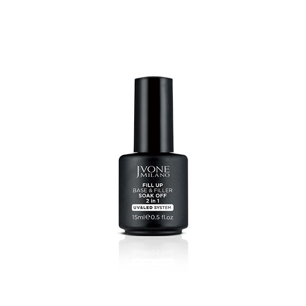 JVONE MILANO FILL UP BASE & FILLER SOAK OFF 2 IN 1 15 ML - Tre Pi Profumerie