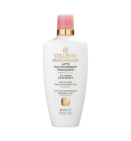 COLLISTAR LATTE MULTIVITAMINICO STRUCCANTE VISO-OCCHI 400 ML - Tre Pi Profumerie